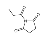 N-propionylsuccinimide Structure