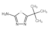 2-amino-5-tert-butyl-1,3,4-thiadiazole Structure