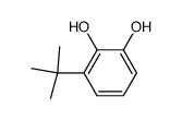 3-叔丁基邻苯二酚结构式