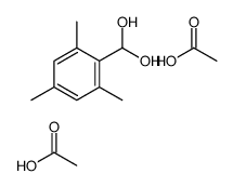 acetic acid,(2,4,6-trimethylphenyl)methanediol Structure