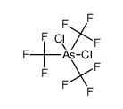 Tris(trifluormethyl)-dichlorarsoran结构式