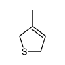 3-methyl-2,5-dihydrothiophene结构式