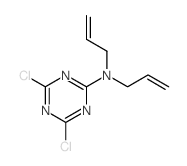 N,N-Diallyl-N-(4,6-dichloro-1,3,5-triazin-2-yl)amine Structure