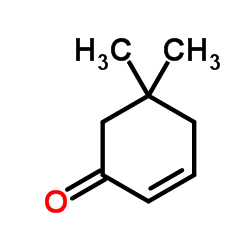 5,5-二甲基-2-环己烯-1-酮结构式