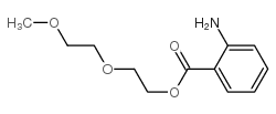 4-氨基苯甲酸-2-(2-甲氧基乙氧基)乙酯结构式