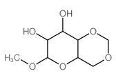 a-D-Altropyranoside,methyl 4,6-O-methylene- (9CI) Structure