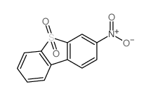 Dibenzothiophene,3-nitro-, 5,5-dioxide Structure