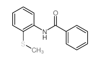 N-(2-methylsulfanylphenyl)benzamide结构式
