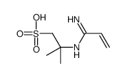 2-(1-aminoprop-2-enylideneamino)-2-methylpropane-1-sulfonic acid Structure