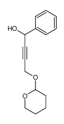 1-hydroxy-1-phenyl-4-(tetrahydropyran-2'-yloxy)but-2-yne结构式