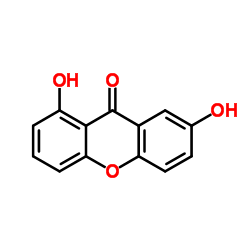 1,7-二羟基呫吨酮结构式