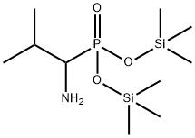 Bis(trimethylsilyl)=(1-amino-2-methylpropyl) phosphonate结构式