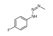 1-(4-Fluorophenyl)-3-methyltriazene结构式
