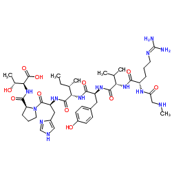 (Sar1,Thr8)-Angiotensin II Structure