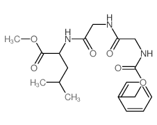 methyl 4-methyl-2-[[2-[(2-phenylmethoxycarbonylaminoacetyl)amino]acetyl]amino]pentanoate结构式