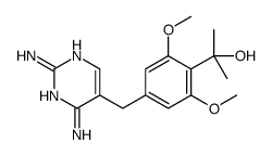 4-[(2,4-Diaminopyrimidine-5-yl)methyl]-2,6-dimethoxy-α,α-dimethylbenzenemethanol Structure