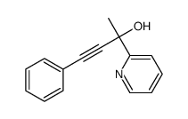 4-phenyl-2-pyridin-2-ylbut-3-yn-2-ol结构式