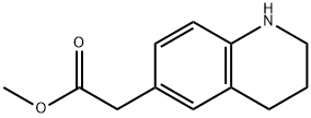 2-(1,2,3,4-四氢喹啉-6-基)乙酸甲酯结构式