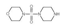 4-(哌嗪-1-磺酰基)-吗啉结构式