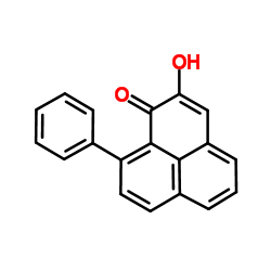 2-羟基-9-苯基-1H-萘嵌苯-1-酮结构式