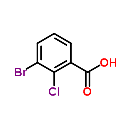 3-溴-2-氯苯甲酸结构式
