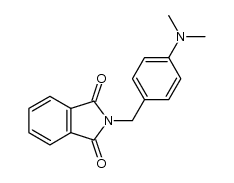 N-(4-dimethylamino-benzyl)-phthalimide结构式