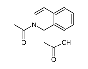 (2-乙酰基-1,2-二氢异喹啉-1-基)乙酸结构式