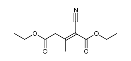 2-Cyan-3-methyl-glutaconsaeure-ethylester结构式