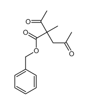 benzyl 2-acetyl-2-methyl-4-oxopentanoate Structure