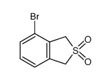 4-溴-1,3-二氢苯并[c]噻吩2,2-二氧化物结构式