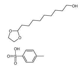 9-(1,3-dioxolan-2-yl)nonan-1-ol,4-methylbenzenesulfonic acid结构式