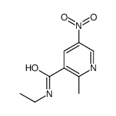 N-ethyl-2-methyl-5-nitropyridine-3-carboxamide Structure