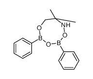 7,7-dimethyl-2,4-diphenyl-1,3,5,6,2,4-trioxazadiborocane Structure