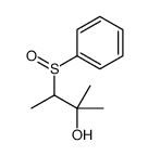 3-(benzenesulfinyl)-2-methylbutan-2-ol结构式