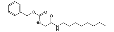 benzyl (2-(octylamino)-2-oxoethyl)carbamate Structure