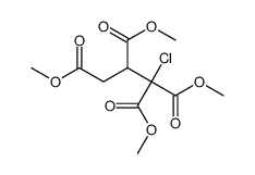 tetramethyl 1-chloropropane-1,1,2,3-tetracarboxylate Structure