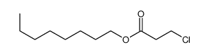 octyl 3-chloropropanoate Structure