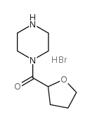 N-(2-四氢呋喃甲酰基)哌嗪氢溴酸盐结构式