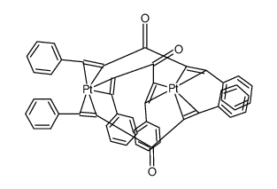 三(二亚苄基丙酮)二铂(0)结构式