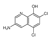 3-amino-5,7-dichloroquinolin-8-ol结构式