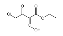 ethyl 4-chloro-2-hydroxyimino-3-oxo-butyrate结构式