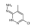3-肼基-6-氯-4-甲基哒嗪结构式