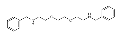 1,2-二(2-苄氨基乙氧基)乙烷结构式