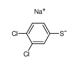 sodium salt of 3,4-dichlorothiophenol结构式