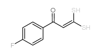 4-氟苯基-alpha-氧酮-gem-二硫醇结构式