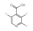 2,3,5-三氟吡啶-4-羧酸结构式