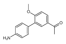 3-(4-aminopheny)-4-methoxyacetophenone结构式