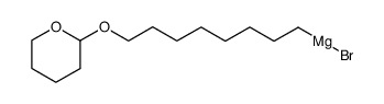 1-tetrahydropyranyloxy-8-octanylmagnesium bromide结构式