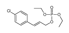 3-(4-chlorophenyl)prop-2-enyl diethyl phosphate结构式