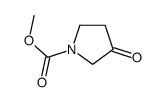 3-oxo-1-Pyrrolidinecarboxylic acid Methyl ester Structure